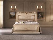 Bedroom Furniture Nightstands Leonardo KS Bed w/Top Crown