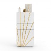 Bedroom Furniture Dressers and Chests Oro White Chest