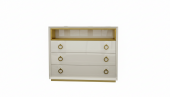 Bedroom Furniture Dressers and Chests Velvet Single Dresser