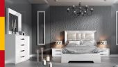 Bedroom Furniture Modern Bedrooms QS and KS Carmen Bedroom White
