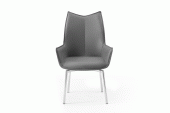 Dining Room Furniture Swivel Chairs 1218 swivel dining chair Dark Grey