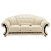 Living Room Furniture Sleepers Sofas Loveseats and Chairs Apolo Ivory